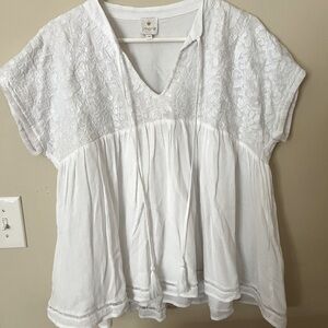 J Marie embroidered top